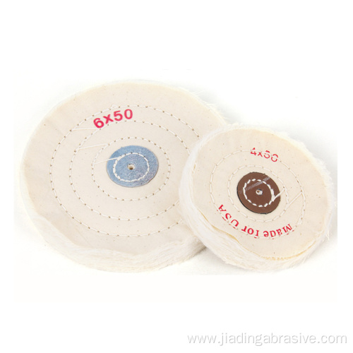 6x50 layers cotton buffs surface polishing buffing wheel